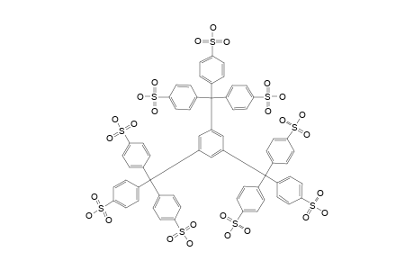 4,4',4'',4''',4'''',4''''',4'''''',4'''''',4''''''''-[BENZENE-1,3,5-TRIYL-TRIS-(METHANETETRAYL)]-NONABENZENESULFONIC-ACID