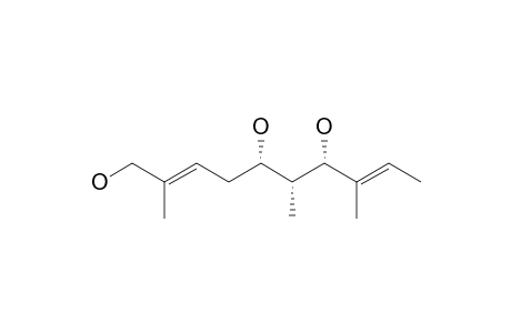 (5S,6R,7S,2E,8E)-2,6,8-TRIMETHYL-2,8-DECADIEN-1,5,7-TRIOL