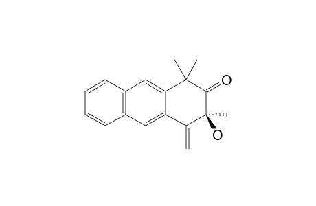 3-Hydroxy-1,1,3-trimethyl-4-methylene-3,4-dihydroanthracen-2(1H)-one