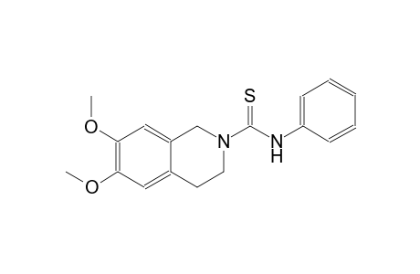 6,7-dimethoxy-N-phenyl-3,4-dihydro-2(1H)-isoquinolinecarbothioamide