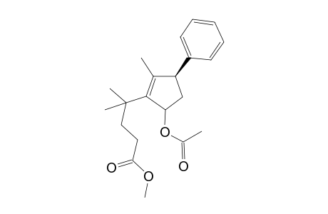 Methyl (5RS)-4-[5'-acetoxy-2'-methyl-3'(R)-phenylcyclopent-1'-enyl]-4-methyl-1-pentanoate