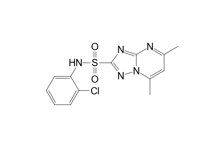 [1,2,4]triazolo[1,5-a]pyrimidine-2-sulfonamide, N-(2-chlorophenyl)-5,7-dimethyl-