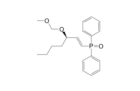 (R(-(E)-1-DIPHENYLPHOSPHINOYLHEPT-1-EN-3-YL-METHOXYMETHYLETHER