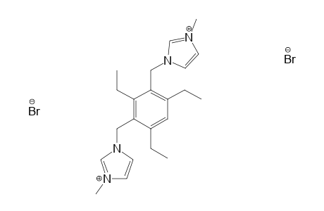 1,3-BIS-[(3-METHYLIMIDAZOL-3-IUMYL)-METHYL]-2,4,6-TRIETHYLBENZENE-DIBROMIDE