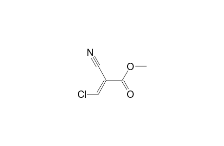 (E)-3-chloro-2-cyano-2-propenoic acid methyl ester