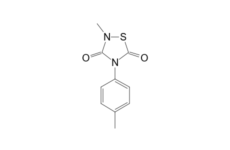 4-(4-METHYLPHENYL)-2-METHYL-1,2,4-THIADIAZOLIDINE-3,5-DIONE