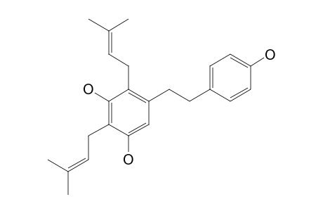 2,4-DI-(3-METHYL-2-BUTENYL)-3,5,4'-TRIHYDROXY-BIBENZYL