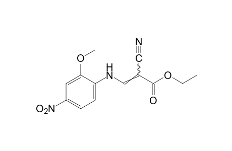 2-CYANO-3-(4-NITRO-o-ANISIDINO)ACRYLIC ACID, ETHYL ESTER