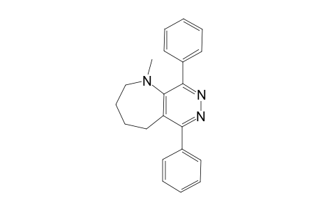 2,3,4,5-TETRAHYDRO-1-METHYL-6,9-DIPHENYL-PYRIDAZINO-[4.5-B]-AZEPINE