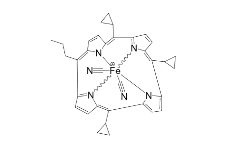 DICYANO-(MESO-PROPYL-TRICYClOPROPYLPORPHYRINATO)-IRON-(III);FE(T(C)PRP)(CN)2