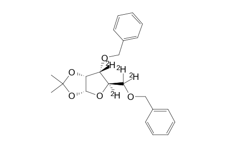 3,5-DI-O-BENZYL-1,2-O-ISOPROPYLIDENE-ALPHA-D-RIBOFURANOSE-3,4,5,5'-[(2)-H-(4)]