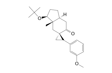 (1RS,3'SR,2RS,3A'SR,7A'SR)-3-TERT.-BUTOXY-2-(3''-METHOXYPHENYL)-3A'-METHYL-2',3',3A',4',7',7A'-HEXAHYDROSPIRO-[CYCLOPROPANE-1,5'-(5H)-INDEN]-6'-[1'H]-ONE;COMPOU