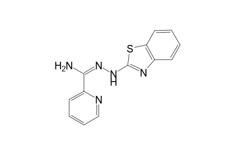 Picolinic acid - [N(1)-(2'-benzothiazolyl)amino} - hydrazone