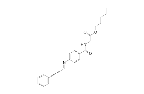 p-(CINNAMYLIDENEAMINO)HIPPURIC ACID, PENTYL ESTER