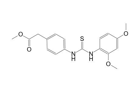 methyl (4-{[(2,4-dimethoxyanilino)carbothioyl]amino}phenyl)acetate