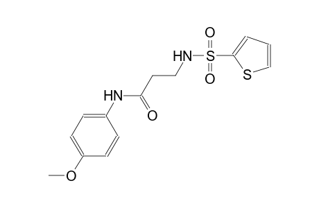 propanamide, N-(4-methoxyphenyl)-3-[(2-thienylsulfonyl)amino]-