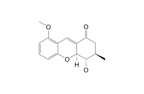 (3R,4S)-4-HYDROXY-8-METHOXY-3-METHYL-2,3,4,4A-TETRAHYDRO-1H-XANTHEN-1-ONE;CIS-ISOMER