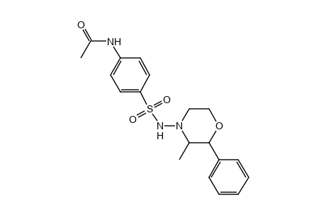 4'-[(3-METHYL-2-PHENYLMORPHOLINO)SULFAMOYL]ACETANILIDE