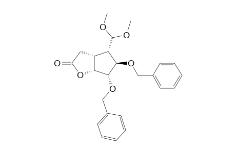 [3AR-(3A-ALPHA,4-ALPHA,5-BETA,6-BETA,6A-BETA)]-5,6-BIS-(BENZYLOXY)-HEXAHYDRO-4-(1,1'-DIMETHOXYMETHYL)-2H-CYCLOPENTA-[B]-FURAN-2-ONE