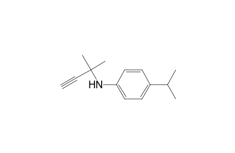 N-(1',1'-dimethyl-2'-propynyl)-4-isopropylaniline