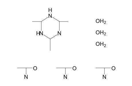 HEXAHYDRO-2,4,6-TRIMETHYL-s-TRIAZINE, TRIHYDRATE