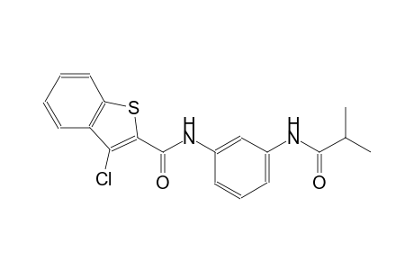 3-chloro-N-[3-(isobutyrylamino)phenyl]-1-benzothiophene-2-carboxamide