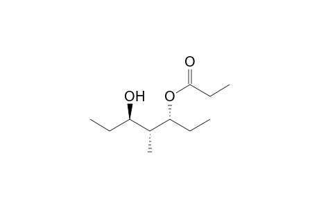 (1RS,2RS,3RS)-1-Ethyl-3-hydroxy-2-methylpentyl propanoate