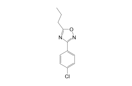 3-(PARA-CHLOROPHENYL)-5-(N-PROPYL)-1,2,4-OXADIAZOLE