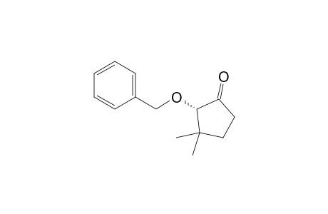 (2S)-2-benzoxy-3,3-dimethyl-cyclopentanone