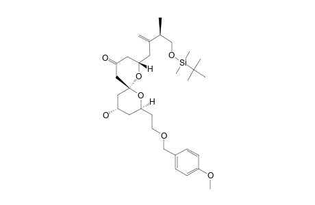 (2S,6R,8S,10S,3'R)-2-[4'-(TERT.-BUTYLDIMETHYLSILANYLOXY)-3'-METHYL-2'-METHYLENEBUTYL]-10-HYDROXY-8-[2''-(PARA-METHOXYBENZYLOXY)-ETHYL]-1,7-DIOXA-SPIRO-[5.5]-UND