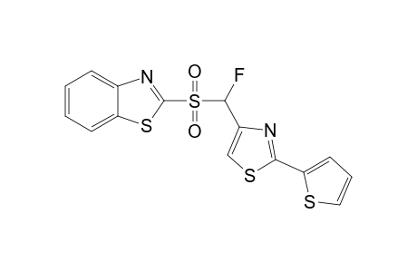 4-[[(1,3-BENZOTHIAZOL-2-YL)-SULFONYL]-FLUOROMETHYL]-2-(2-THIENYL)-1,3-THIAZOLE