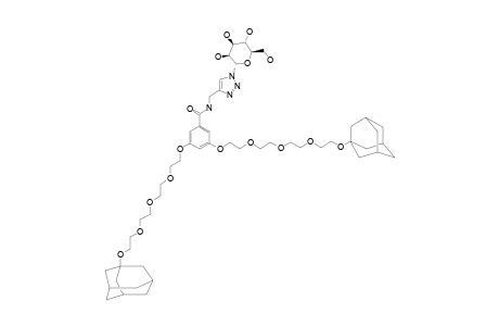 #2;N-[[1-(ALPHA-D-MANNOPYRANOSYL)-1H-1,2,3-TRIAZOL-4-YL]-METHYL-3,5-BIS-[2-[2-[2-[2-(ADAMANTAN-1-YL-OXY)-ETHOXY]-ETHOXY]-ETHOXY]-ETHOXY]-BENZAMIDE