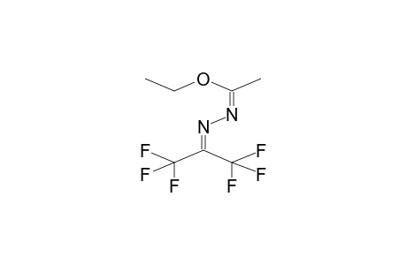 1-[1-(TRIFLUOROMETHYL)-2,2,2-TRIFLUOROETHYLIDENEHYDRAZONO]ETHYL ETHYLETHER