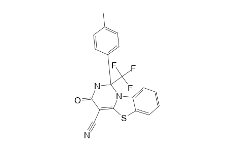 1-(4-METHYLPHENYL)-4-1-TRIFLUOROMETHYL-2,3-DIHYDRO-1-H-PYRIMIDO-[6.1-B]-[1.3]-BENZOTHIAZOL-3-ONE