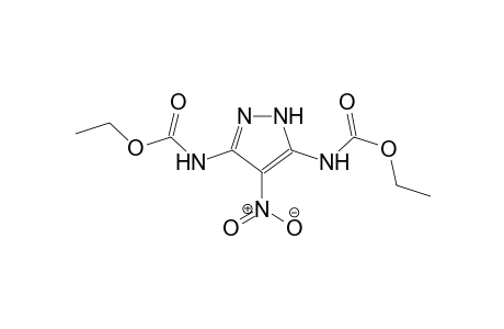 ethyl 3-[(ethoxycarbonyl)amino]-4-nitro-1H-pyrazol-5-ylcarbamate