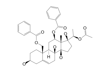 12-O-BENZOYL-19-BENZOYLOXY-20-O-ACETYLSARCOSTIN