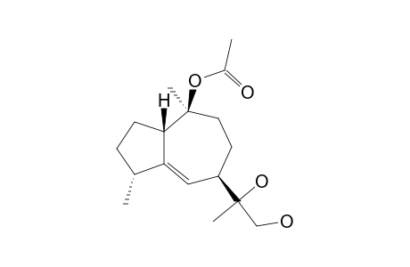 (1S,4S,7R,10S)-5-GUAIEN-11,13-DIHYDROXY-MONOACETATE