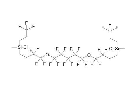 1,15-BIS[METHYL(CHLORO)(3,3,3-TRIFLUOROETHYL)SILYL]-1,1,2,2,14,14,15,15-OCTAHYDRO-5,11-DIOXAPERFLUOROPENTADECANE