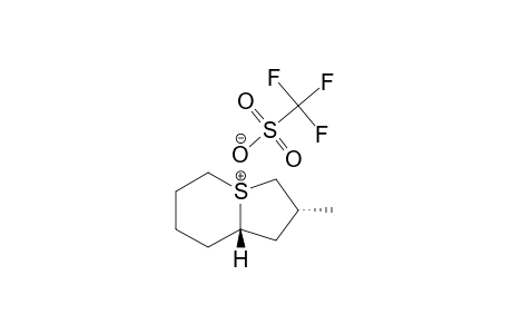 ENDO-CIS-8-METHYL-1-THIONIABICYCLO-[4.3.0]-NONANE-TRIFLUOROMETHANESULFONATE