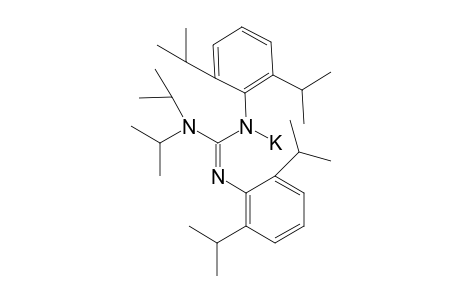 Polymer of[N,N'-bis(2',6'-diisopropylphenyl)-N"-(diisopropyl)guanidine]-Potassium}-complexe