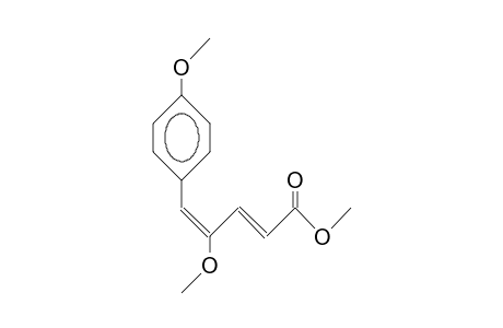 (2E,4Z)-4-Methoxy-5-(4-methoxy-phenyl)-penta-2,4-dienoic acid, methyl ester