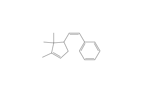 cis-1-Phenyl-2-(2,3,3-trimethylcyclopenten-4-yl)ethene