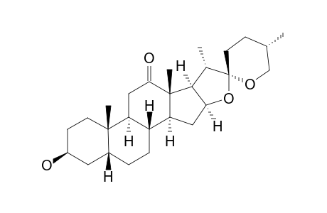 GLORIOGENIN;(25R)-3-BETA-HYDROXY-5-BETA-SPIROSTAN-12-ONE