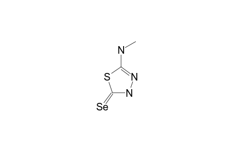 5-METHYLAMINO-1,3,4-3H-THIADIAZOLINE-2-SELONE