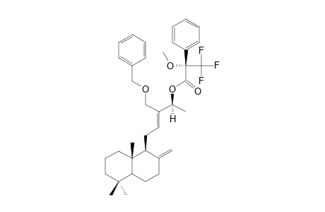 R(-)-ALPHA-METHOXY-ALPHA-(TRIFLUOROMETHYL)-PHENYLACETYLCHLORIDE-LABDA-8(17),12-DIEN