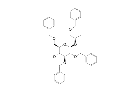 1-O-BENZYL-2-O-(2,3,6-TRI-O-BENZYL-BETA-D-GLUCOPYRANOSYL)-3-DEOXY-(2R)-GLYCEROL