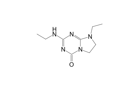 imidazo[1,2-a][1,3,5]triazin-4(6H)-one, 8-ethyl-2-(ethylamino)-7,8-dihydro-