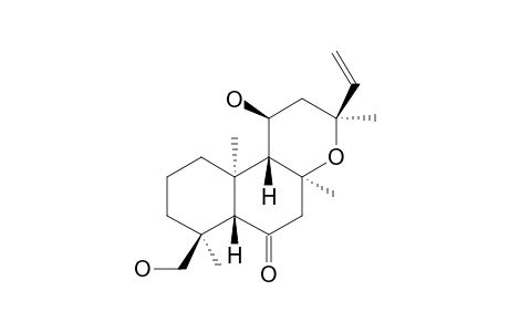 ENT-11-ALPHA,18-DIHYDROXY-6-OXO-MANOLY-OXIDE