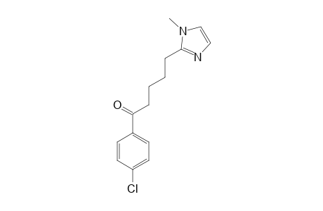 1-(4-CHLOROPHENYL)-5-(1-METHYL-2-IMIDAZOLYL)-1-PENTANONE