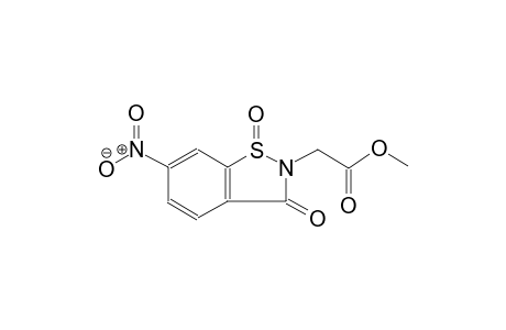 (6-Nitro-1,3-dioxo-1,3-dihydro-benzo[d]isothiazol-2-yl)-acetic acid methyl ester